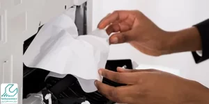 چروک شدن کاغذ در دستگاه کپی