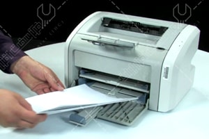 کج شدن کاغذ در دستگاه کپی