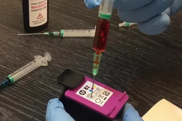 نحوه پر کردن کارتریج پرینتر جوهر افشان